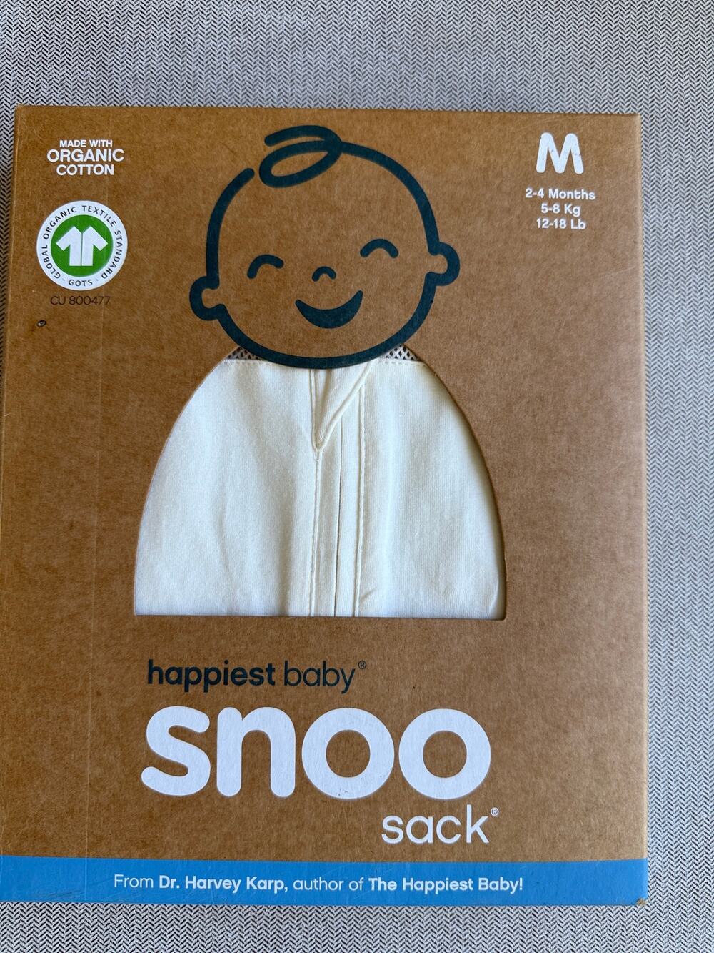 SNOO Sack Medium 2-4 Months NWT Organic Cotton